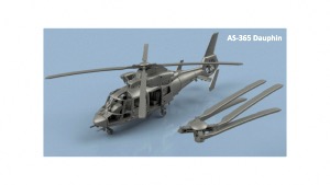 Hélicoptère AS-365 Dauphin 1/144 x1 - impression 3D